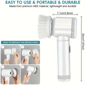Alternative view of ScrubMaster™ 7-in-1 Electric Magic Brush