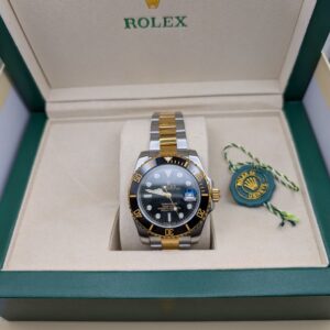 Alternative view of Rolex Submariner black and gold AAA clone